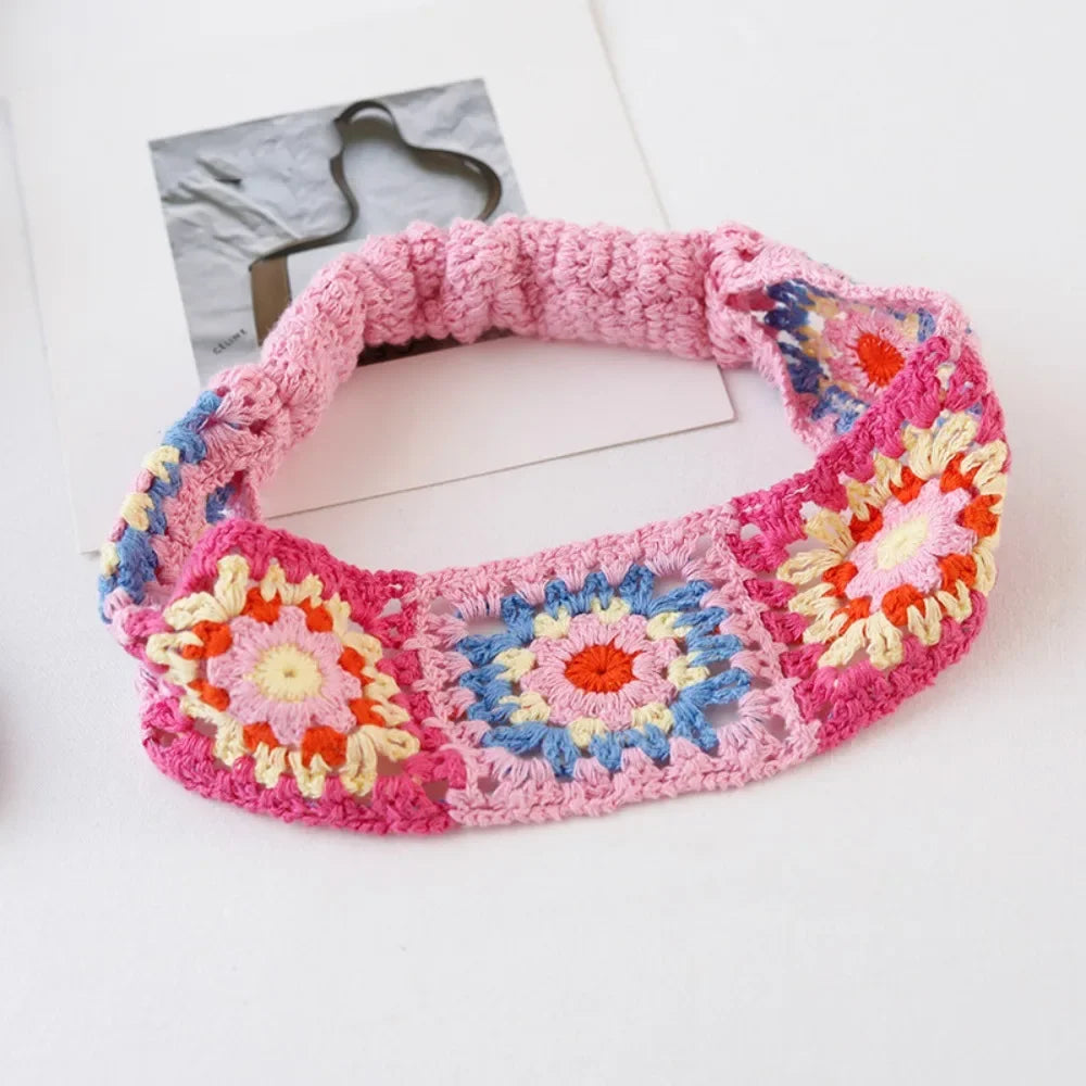 Floral Knit Headband