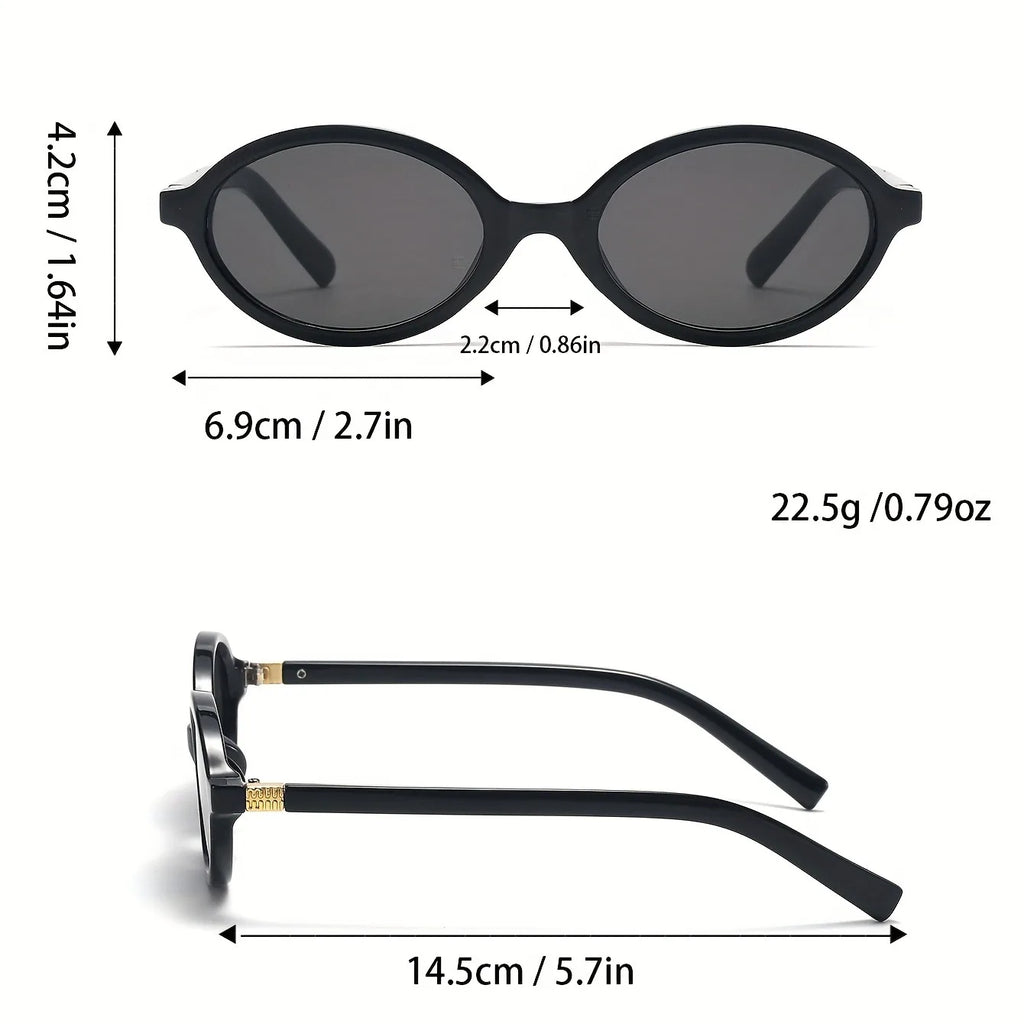 Slim Oval Glasses