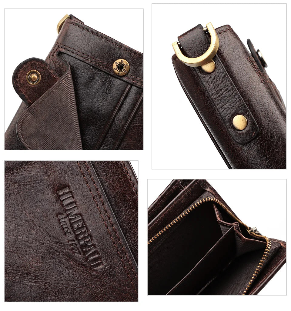 Leather Chain Wallet