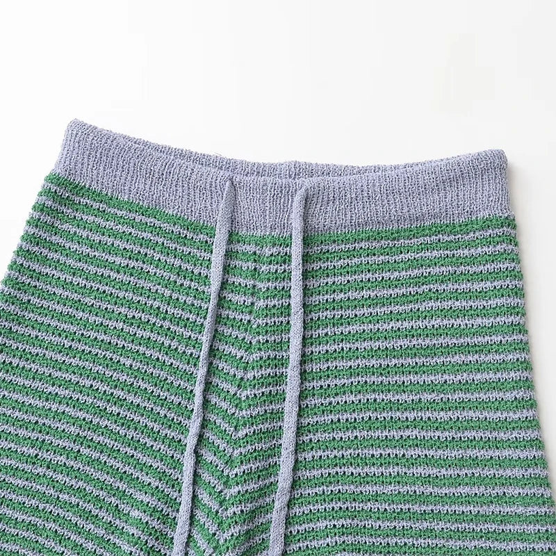 Striped Short Set