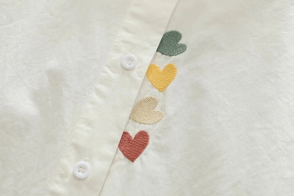 Playful Embroidery Shirt