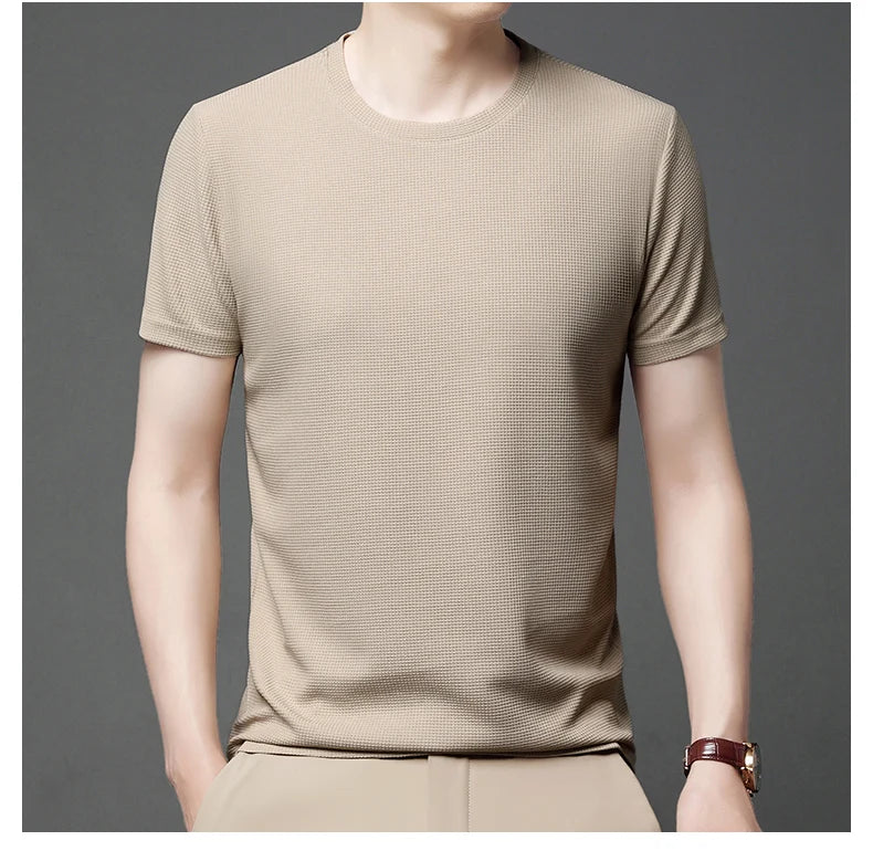 Waffle Knit T-Shirt