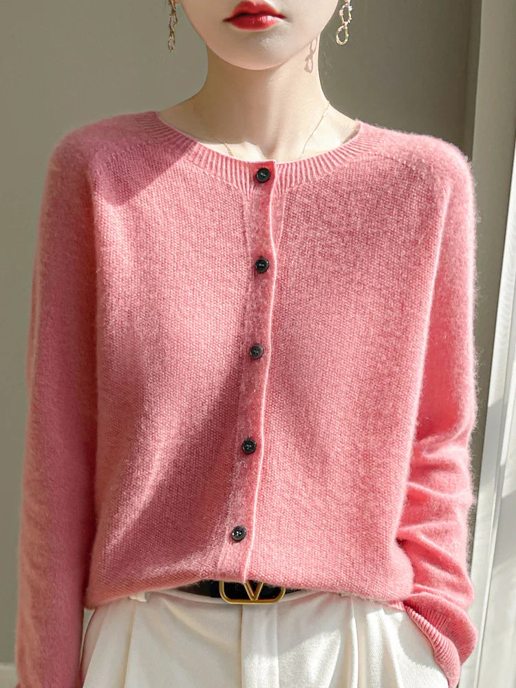 Relaxed Wool Cardigan