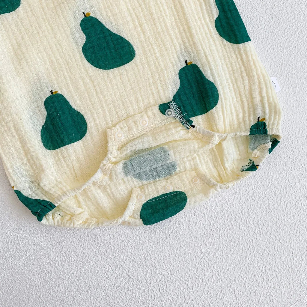 Wrinkle Cotton Romper