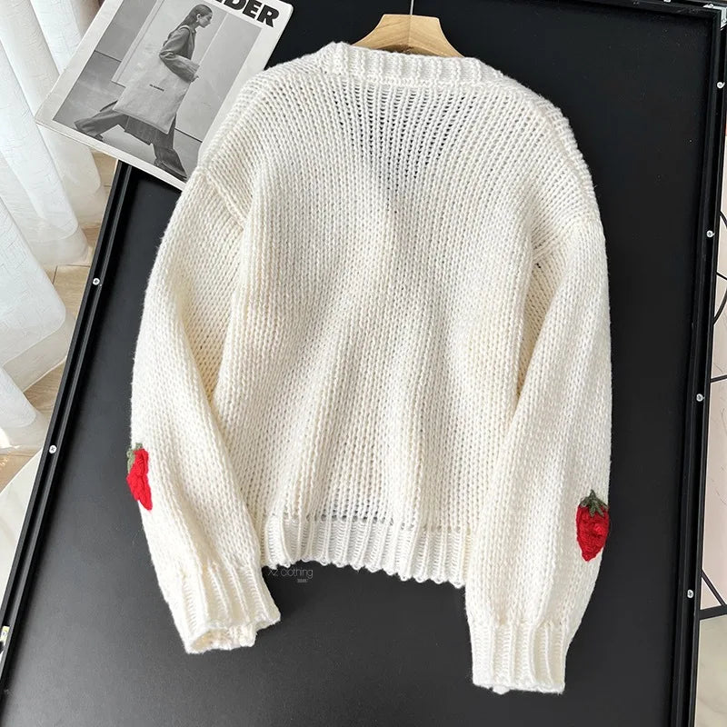 Strawberry Cardigan