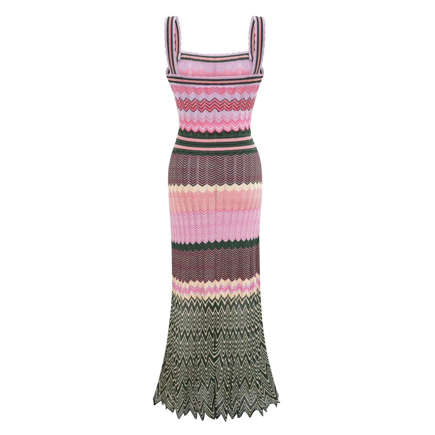 Zigzag Knit Dress