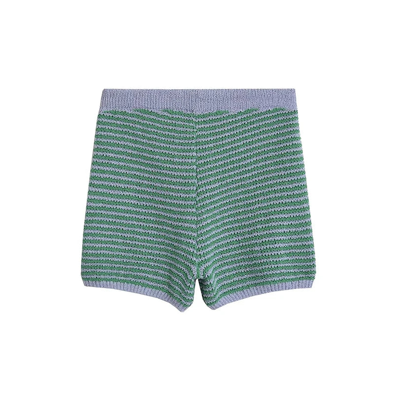 Striped Short Set