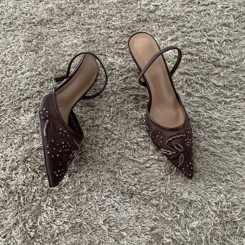 Chic Bead Sandals