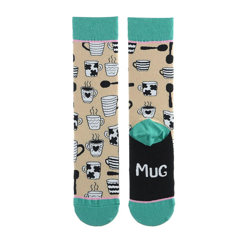 Nature Print Socks