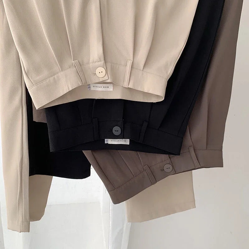 High Waist Trousers