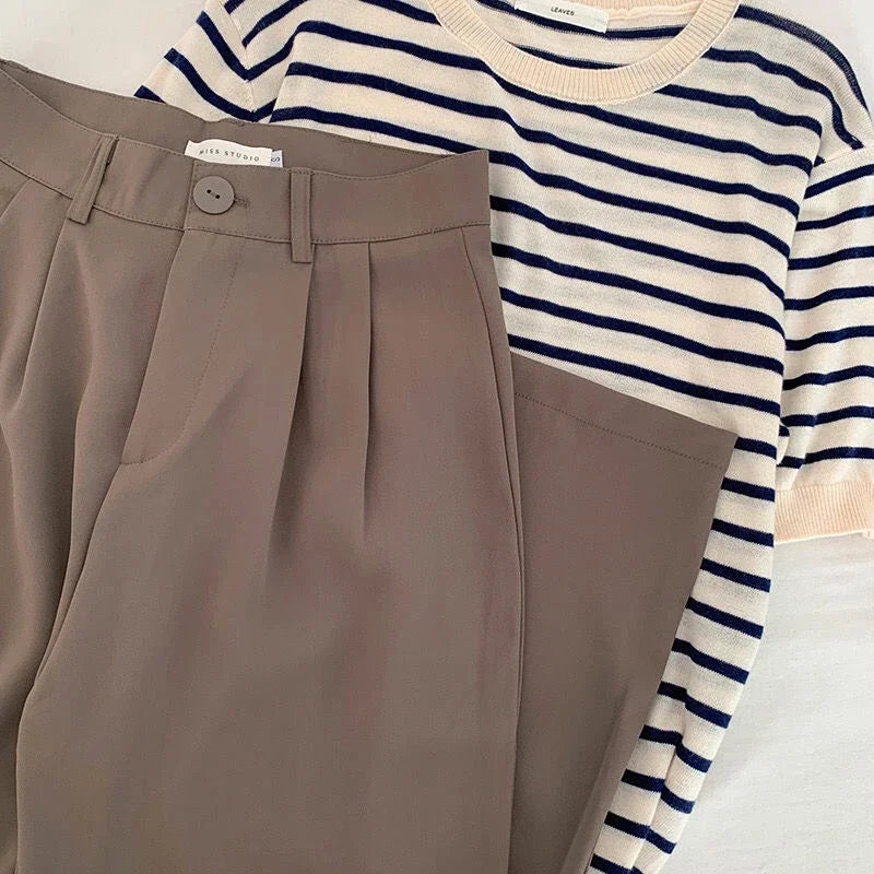 High Waist Trousers