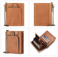 Leather Chain Wallet