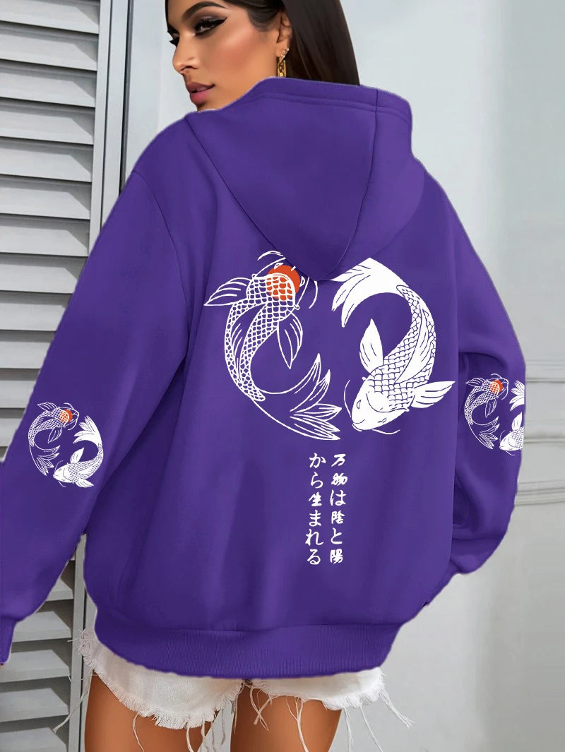 Koi Graphic Hoodie