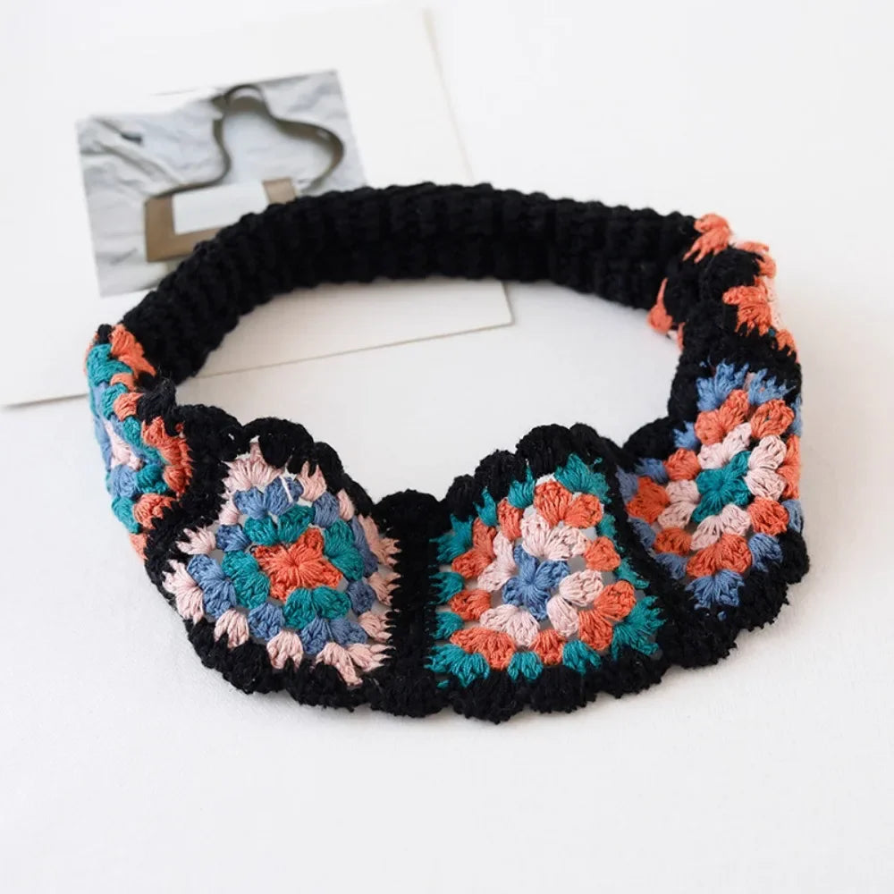 Floral Knit Headband