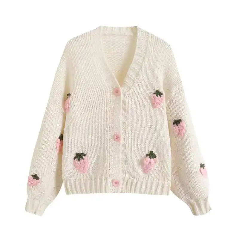 Strawberry Cardigan
