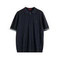 Ribbed Knit Polo
