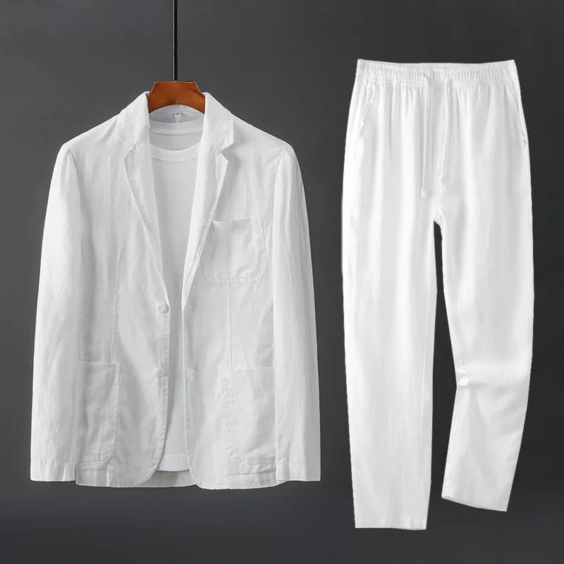 Linen Blazer Set