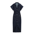 Denim Midi Dress