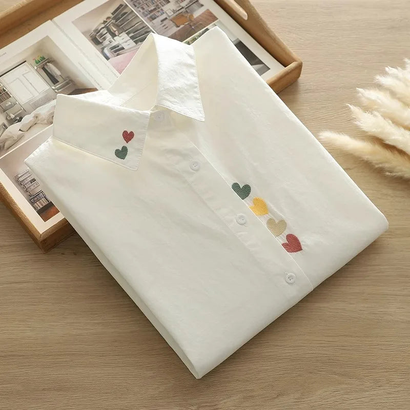 Playful Embroidery Shirt