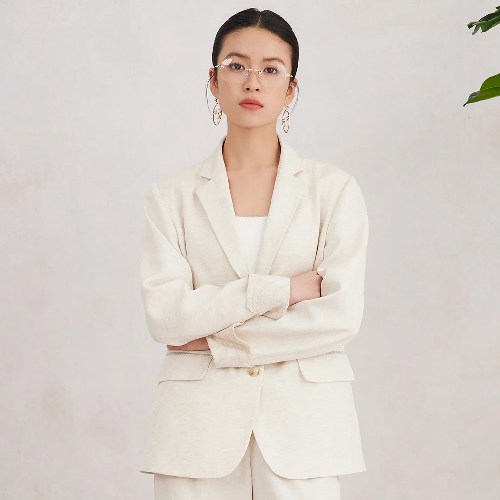 Linen Tailored Blazer
