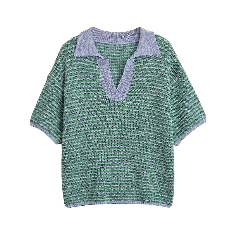 Striped Short Set