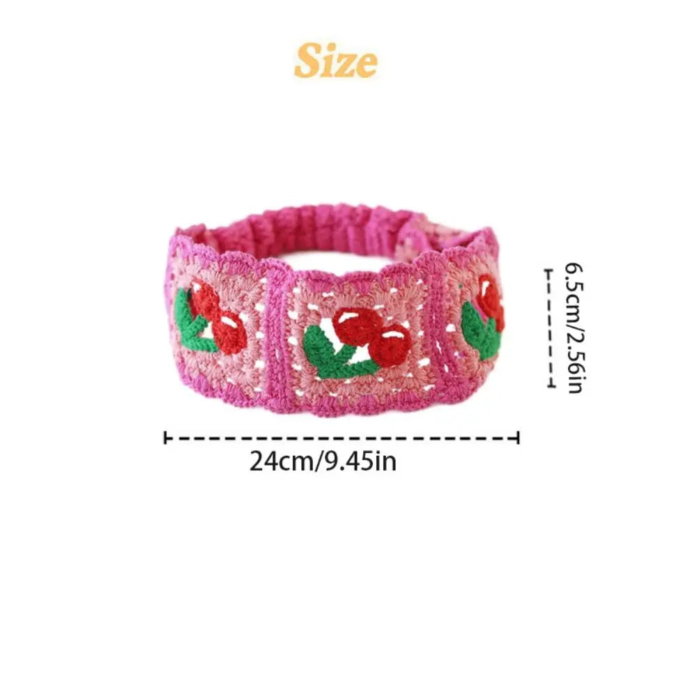 Floral Knit Headband