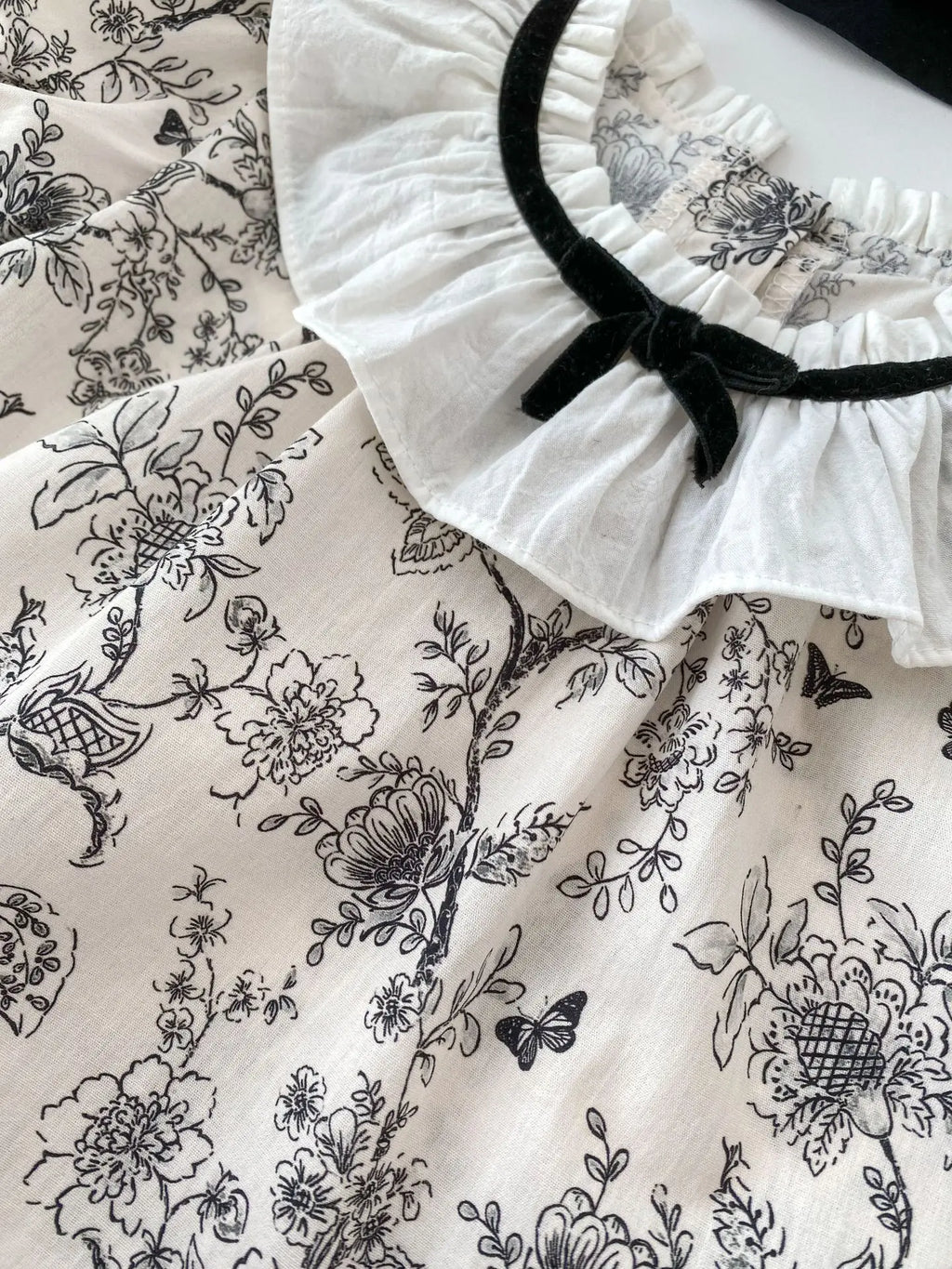 Lace Trim Baby Set