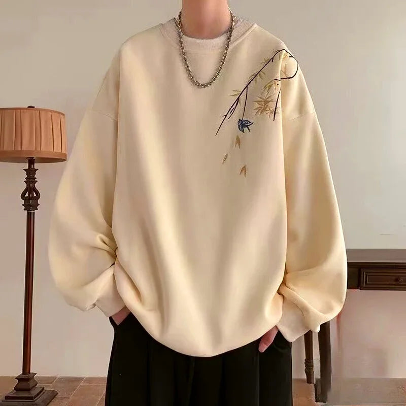 Aviary Print Sweatshirt