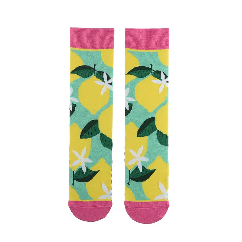 Nature Print Socks