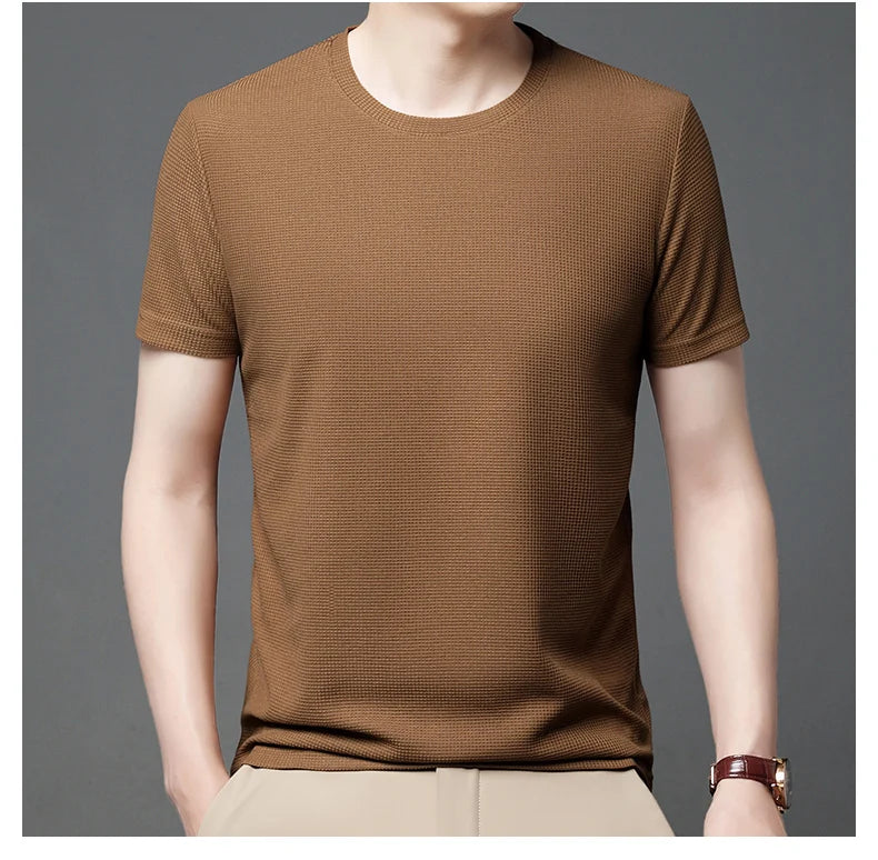 Waffle Knit T-Shirt